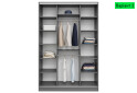 Фото 3 - Корпус 600 Комбі Шафа-купе 2Д 1800х2400 Київський стандарт