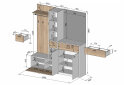 Image 2 - Передпокій Moreli KO-0002 Корнелія антрацит / аппалачі