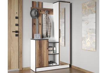 Фото Прихожая Moreli KO-0004 Корнелия белый / дуб кверкус