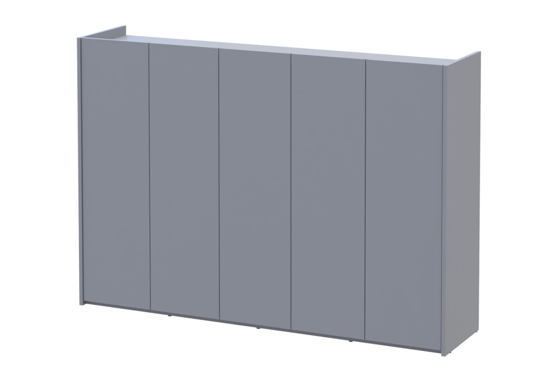 Фото Тумба для обуви Doros Кассель с 5 дверцами 159 см, Серый