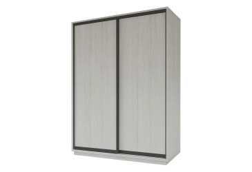 Фото Шкаф-купе 2D 1300х450х2400 Корпус Белый Структурный Фасад 646 ДСП Сосна Нати Bl Креденс Фениче