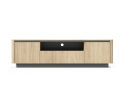 Image 4 - Тумба під ТВ Perfect Home Торро / Torro з 3 дверцятами та полицею 200 см, дуб кремона / чорний