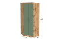 Image 9 - Шафа Київський стандарт МВ-6 кутова 2-дверна 90x45x210 см