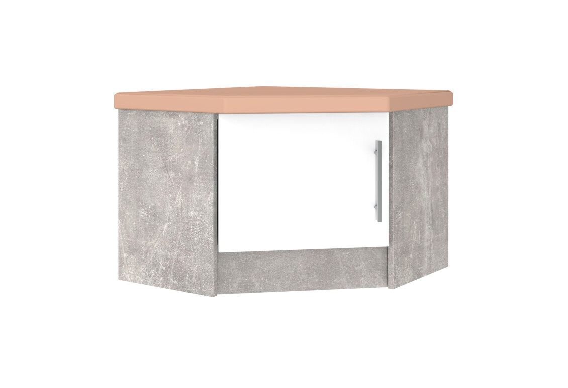 Фото Взуттєва тумба кутова Київський стандарт МВ-8 з м'яким сидінням 60 см