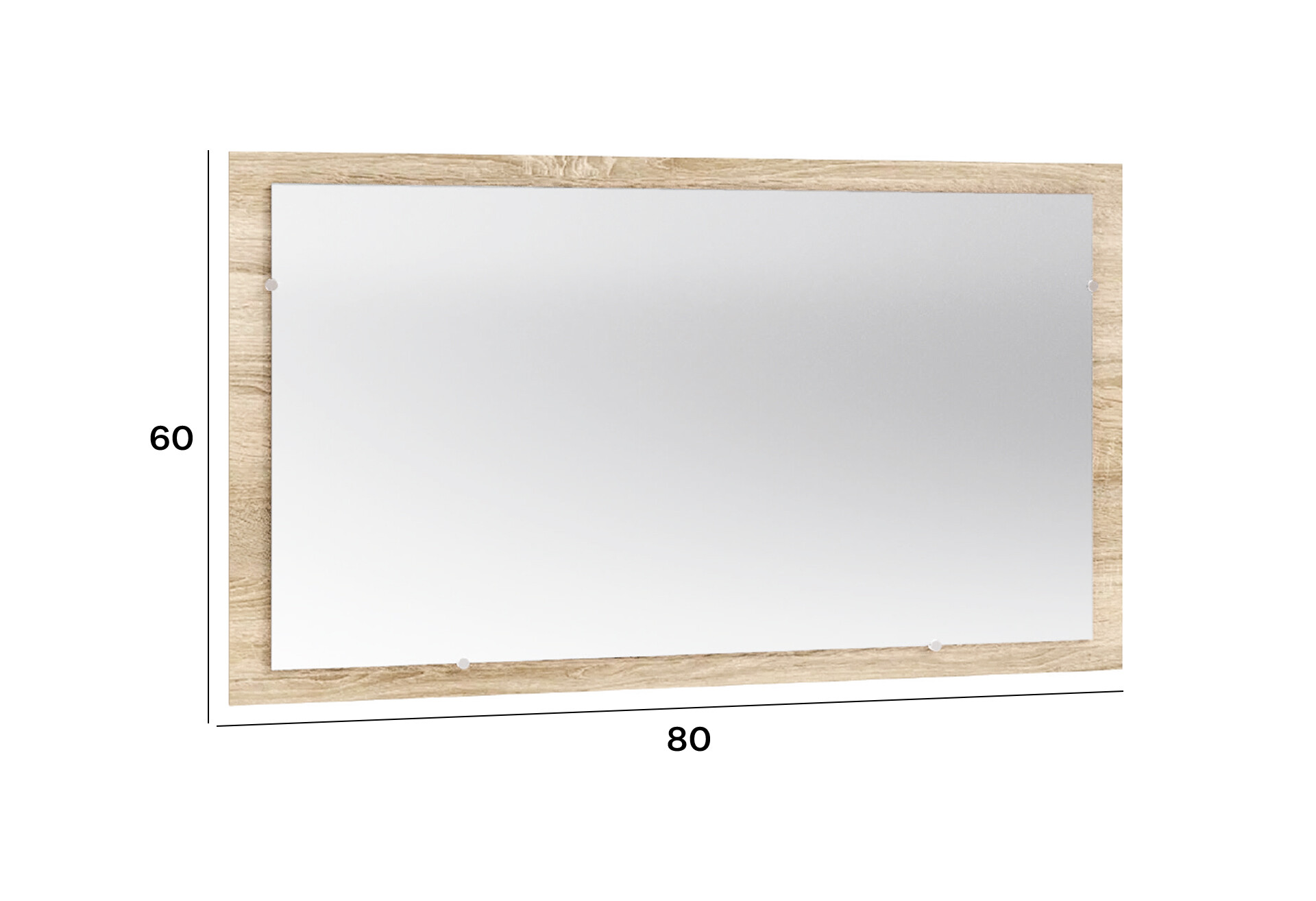 Фото 2 - Зеркало Киевский стандарт МВ-18 80x60 см