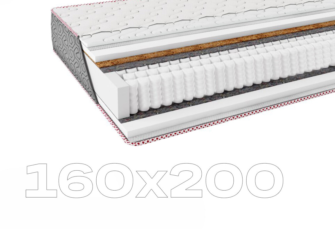 Фото Матрас Glem / Глем 160х200 серия Fashion ЕММ