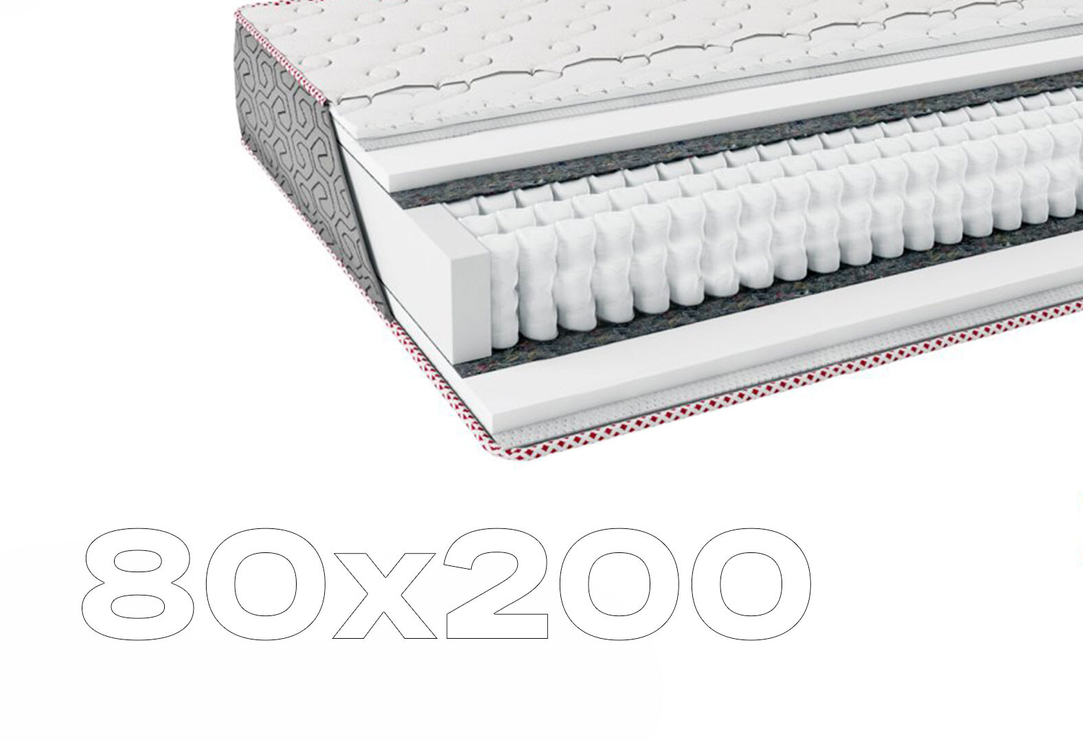 Фото 1 - Матрас Vela / Вела 80х200 серия Fashion ЕММ