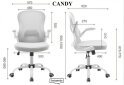 Изображение 13 - Кресло Интарсио Кенди / Candy поворотное серое / белый каркас