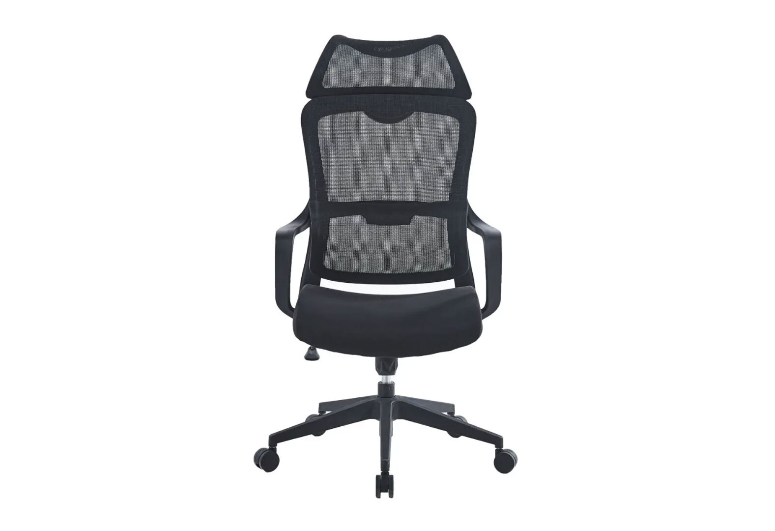 Фото 3 - Кресло Интарсио Джим / Jim поворотное черное / черный каркас