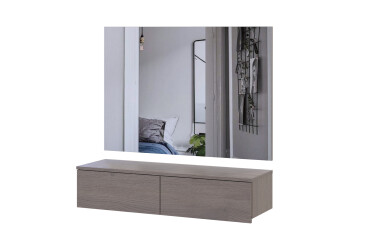 Фото Стол туалетный Doros Левия с зеркалом 100 см, канноло