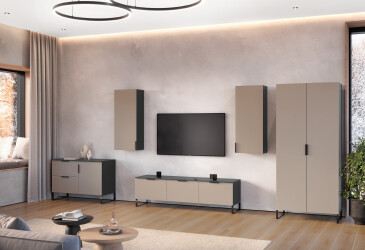 Фото Модульная гостиная Киевский стандарт Лайн декор ДСП