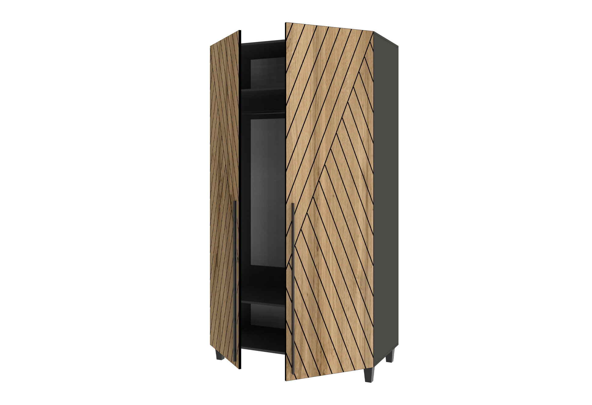 Фото 3 - Шкаф Киевский стандарт Лайн X 2-дверная 120 см
