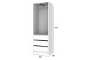 Image 3 - Корпус Киевский стандарт ПГ-01 открытый с микролифтом и 3 ящиками 60 см
