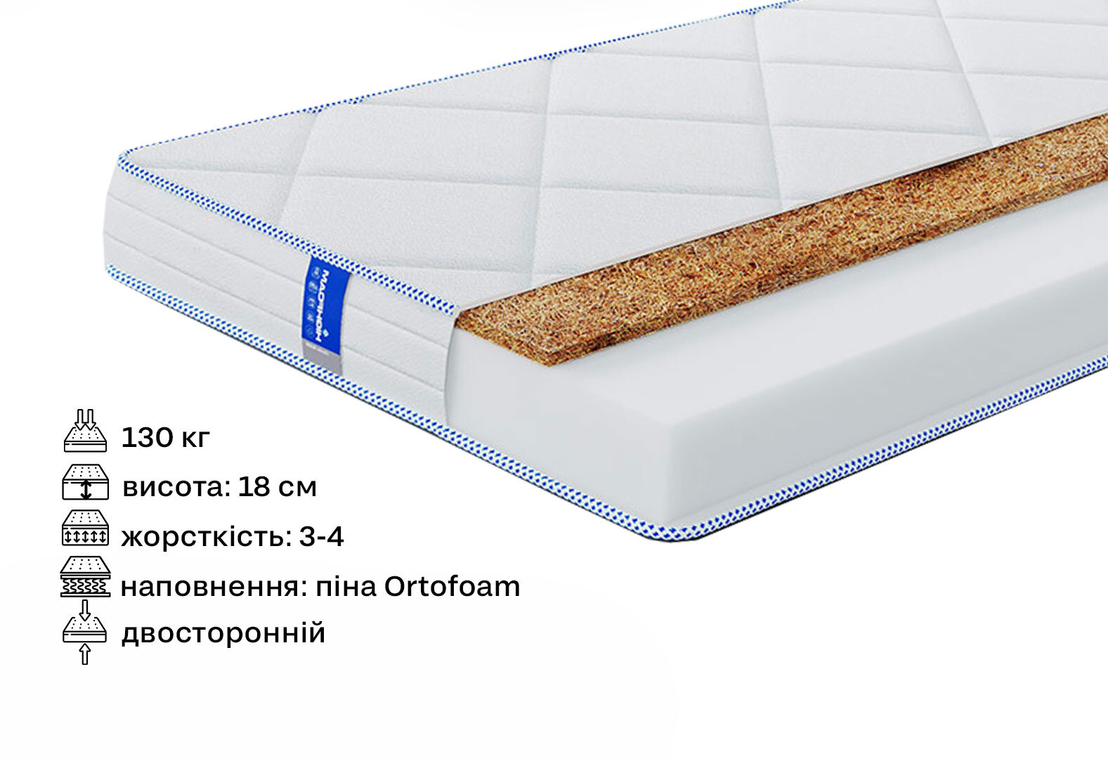 Фото 2 - Матрац Obeliks Elios / Еліос 90х200 Highfoam