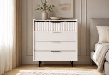 Фото 004_Комод KOM4S кашемир / тёмный мрамор