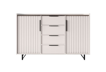 Фото Комод ВМК Фреско KOM2D4S 145 см, кашемир / каштан арвадонно минк