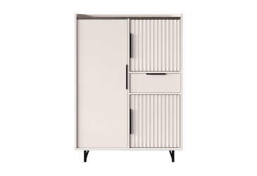 Фото Комод ВМК Фреско REG3D1S 85 см, кашемир / каштан арвадонно минк