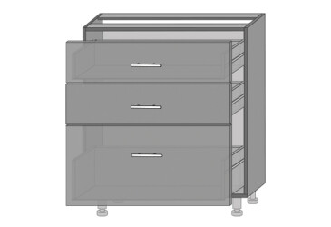 Фото Низ 73 шухляды blum