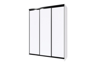 Фото Шафа-купе Мебель Стар 3-дверный 1800х2100х600 ДСП, аляска белая