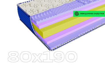 Фото Матрац скручений Boho / Бохо Arabeska 80х190 ЕММ