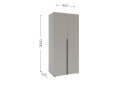 Image 10 - Шафа Garant Соло 2D_T зі штангою 90 см, сіра мишка