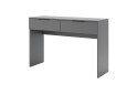 Фото 1 - Туалетный столик МироМарк Doni / Дони с 2 ящиками 120 см графит
