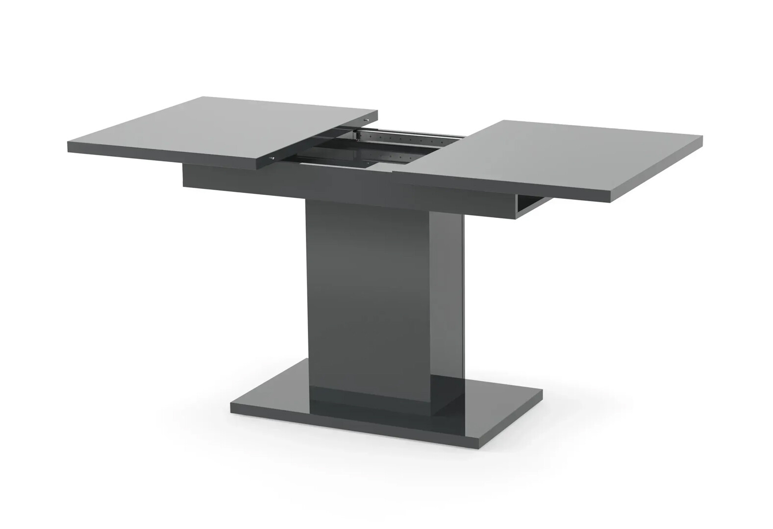 Фото 4 - Стіл Неман Твіст розсувний 110/150х67.5 сірий глянець