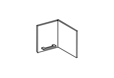 Фото Фасад А 90x90 кут прямий (570) Марта / Аліса Світ Меблів