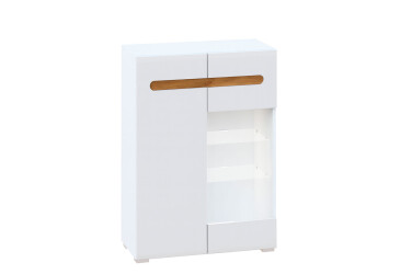 Фото Тумба 2Д (стекло) вставка дуб аппалачи