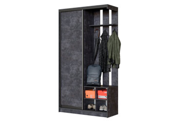 Фото Прихожая VIP-master Альфа 2200х1200х450ДСП Бетон темный