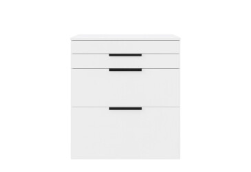 Фото Туалетный столик Svit Mebliv Лола с ящиками, подъемным зеркалом и выдвижной банкеткой на колесах 70 см, Нимфеа альба