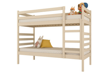 Фото Ліжко двоярусне Arbor Drev Ріо 90х200, бук, кашемір