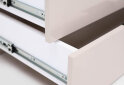 Image 6 - Приліжкова тумба MiroMark Лорі / Lori з 2 шухлядами глянець кашемір
