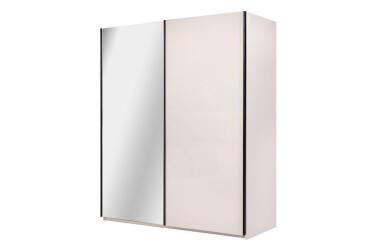 Фото Шкаф-купе МироМарк Лори / Lori 2-дверный с зеркалом 2,0х2,4м глянец кашемир
