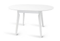 Фото 4 - Стол обеденный Марс круглый 100+40 white, раскладной + Стул Лула Софт белый 4 шт.