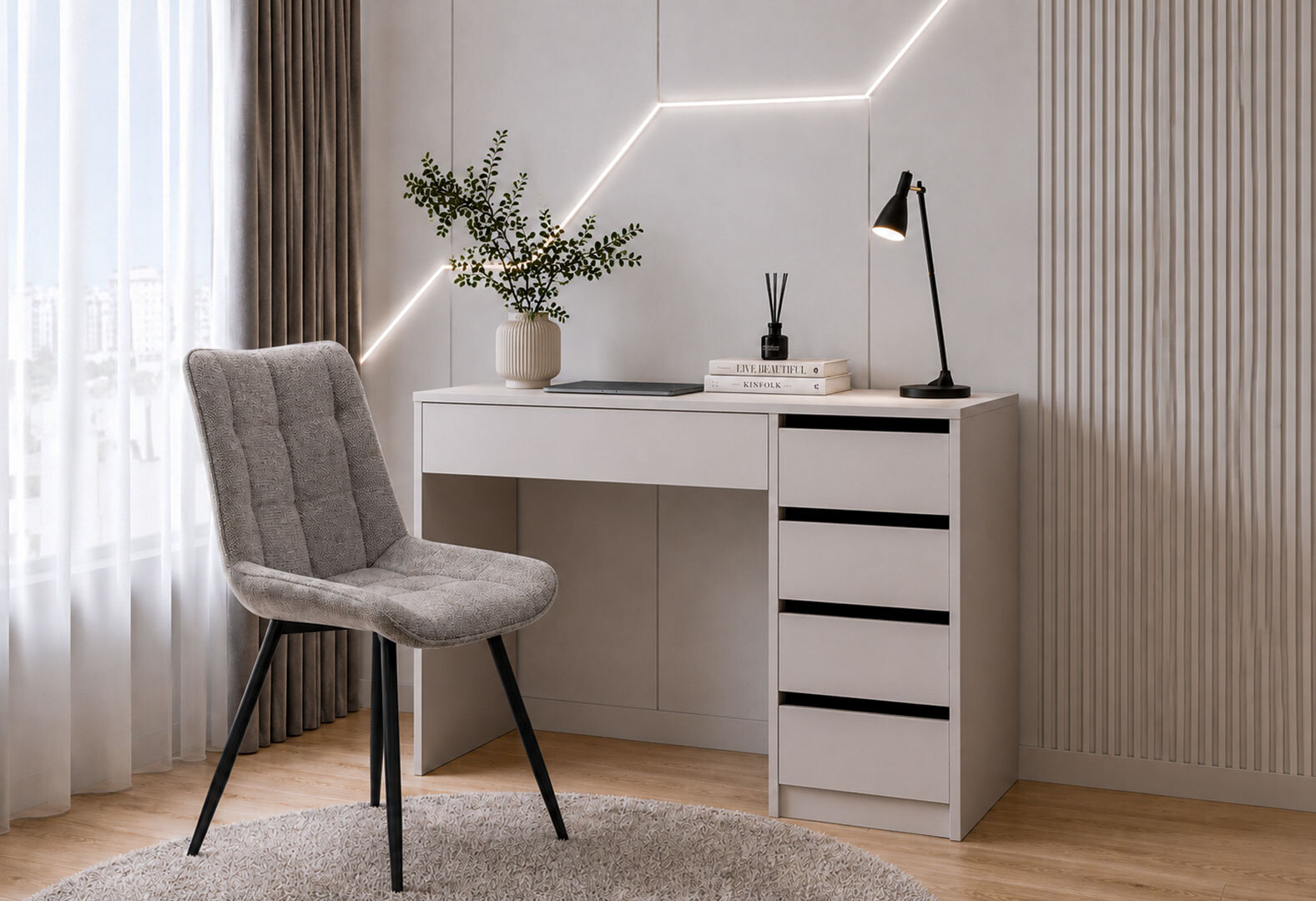 Фото 2 - Стул Kredens furniture Ево / Evo 51x63x86 см светло-коричневый