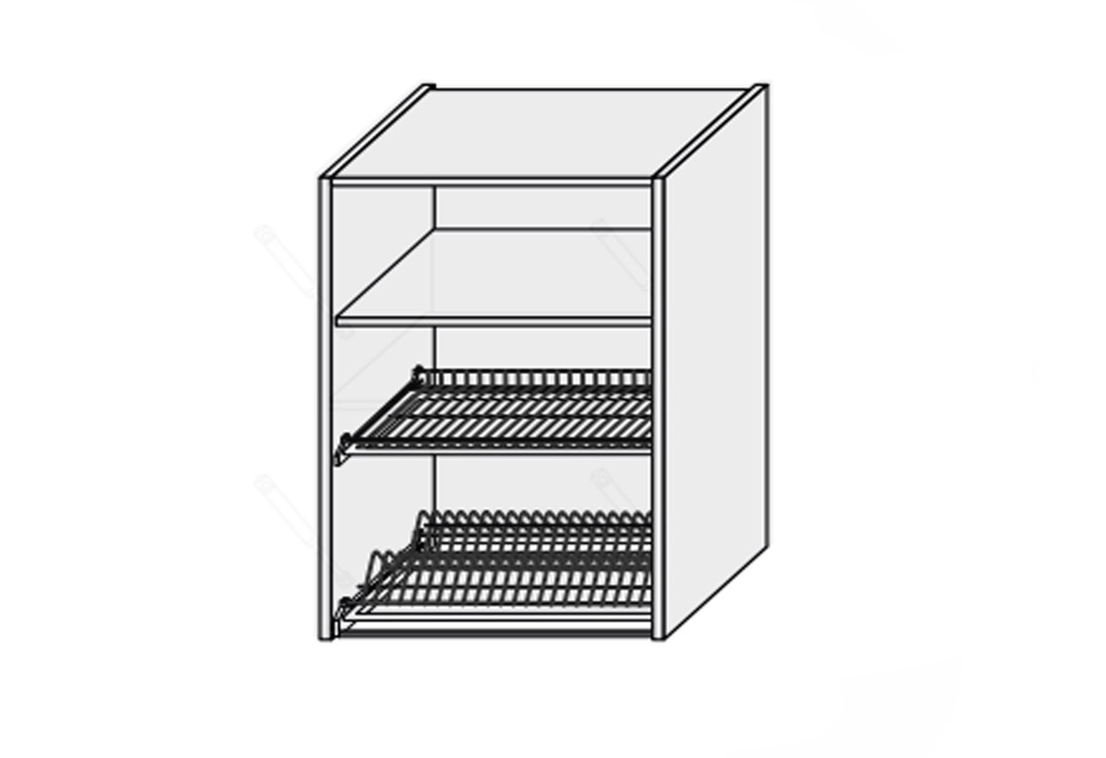 Фото 1 - Корпус 60В 1дв Сушка Pro Blum+GTV 900мм МироМарк
