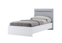 Фото 1 - Кровать MiroMark Фемили 90х200 см с мягким изголовьем и каркасом, белая
