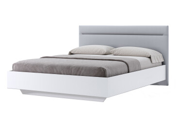 Фото Кровать MiroMark Фемили (без вклада) с мягким изголовьем 180х200 см, белая