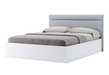 Фото Ліжко MiroMark Фемілі 180х200 см підйомне з м'яким узголів'ям, біле