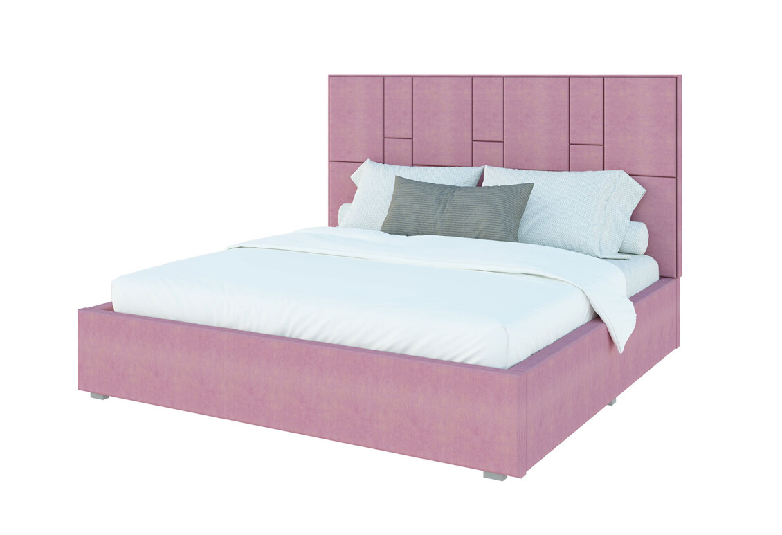 Фото Кровать-подиум Svit Mebliv Саманта 1, 140х200 см подъемная велюр Багира, 14