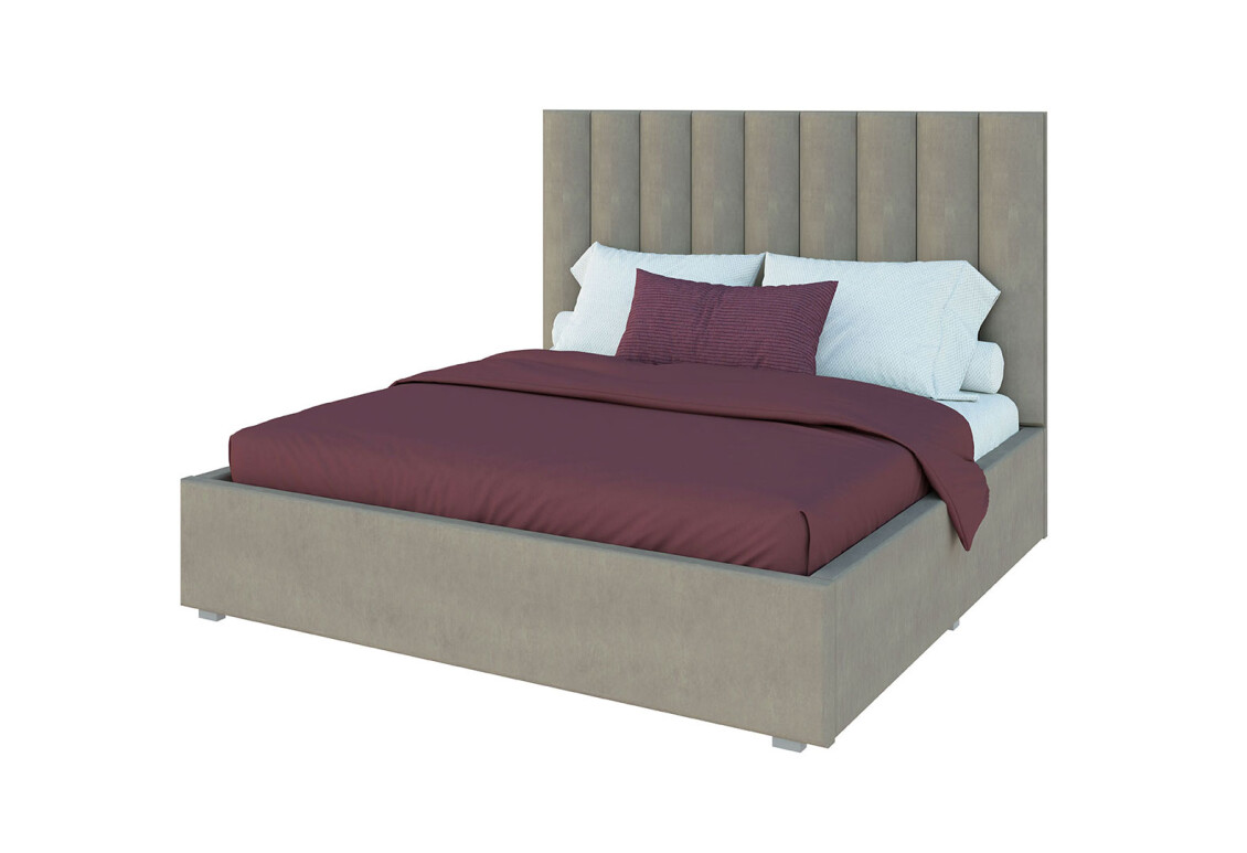 Фото Кровать-подиум Svit Mebliv Саманта 3, 140х200 см без механизма велюр Багира, 32
