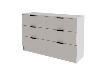 Фото Комод Viant Сіті 1 на 6 шухляд 120 см, кашемір