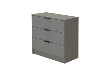 Фото Комод Viant Сити 2 на 3 ящика 80 см, антрацит