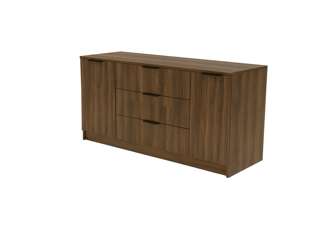 Фото Комод Viant Сіті 4 на 3 шухляди з 2 дверкою 130 см, рістретто