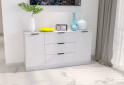 Фото 2 - Комод Viant Сіті 4 на 3 шухляди з 2 дверкою 150 см, білий