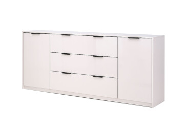 Фото Комод МироМарк Roma Color / Рома Колор с 2 дверками и 3 ящиками 200 см глянец кашемир