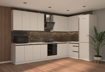 Фото Кухня Вип-мастер ГаМа / GaMa Люкс 360x140 см, нимфея альба