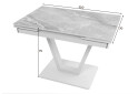 Фото 3 - Стол кухонный Jam Maxi V / Максі В раскладной 110 / 170 см, белый / бриллиант 78 М