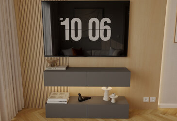 Image Гостиная Viant ВТ-10 120 см, антрацит